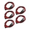 5 Sets 4 LED RC Car Light High Brightness Diameter 5mm White Red Light RC LED Lights Kits for Modified Headlights