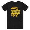 Oasis T-Shirt Drawn Logo Noel Liam Gallagher Official Band New Black