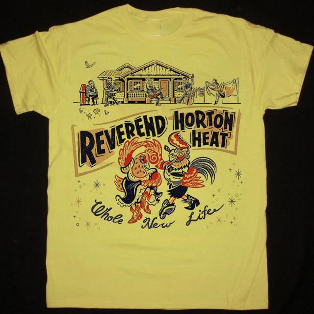 Редкая футболка унисекс с изображением альбома The Reverend Horton Heat "Whole New Life" Все размеры Футболка унисекс LO532