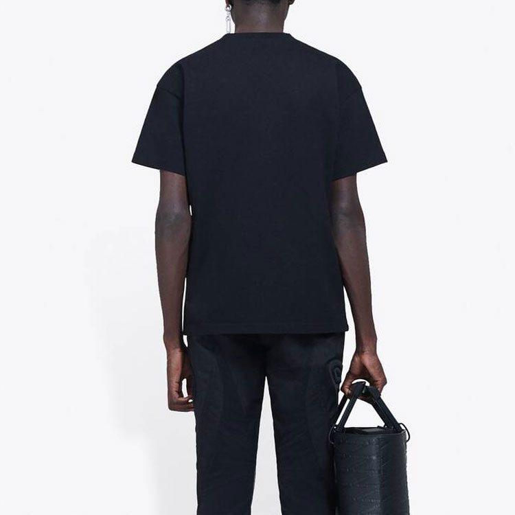 Balenciaga Футболка Обычный крой Унисекс Черный 612966TIVA11000