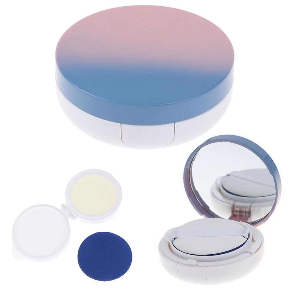 С пуховкой Пустая пуховка для аэропудры Контейнер для косметики Кейс для макияжа Контейнер для BB-крема