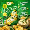 CRUNTIN 5мм Цельные Картофельные Чипсы Чеянго Майо 55г
