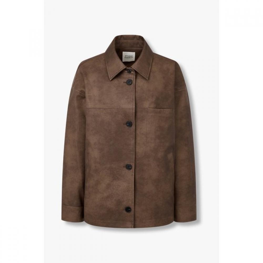 Studio Tomboy Synthetic Leather Washing Jacket 9166161872