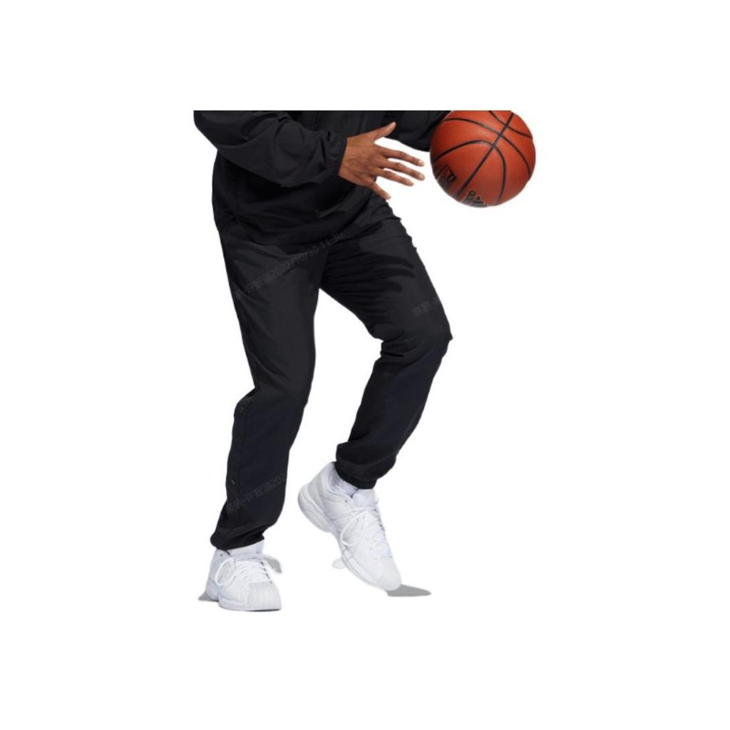 Adidas Originals Trefoil однотонные повседневные баскетбольные брюки мужские черные HF4198