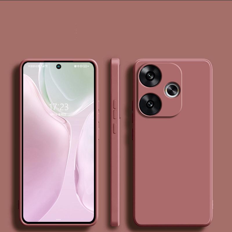 Для Redmi Turbo 3 Turbo3 чехол жидкий силиконовый защитный чехол для камеры задняя крышка телефона чехол для Xiaomi Redmi Turbo 3 Turbo3 мягкий чехол из ТПУ