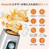 MOOKA LIFE Juicer Mixer Smoothie Multipurpose 3 Bottles Coffee Mill 6 Blades 450W High Power High Speed Rotation Easily Crush Ice Washable Easy To