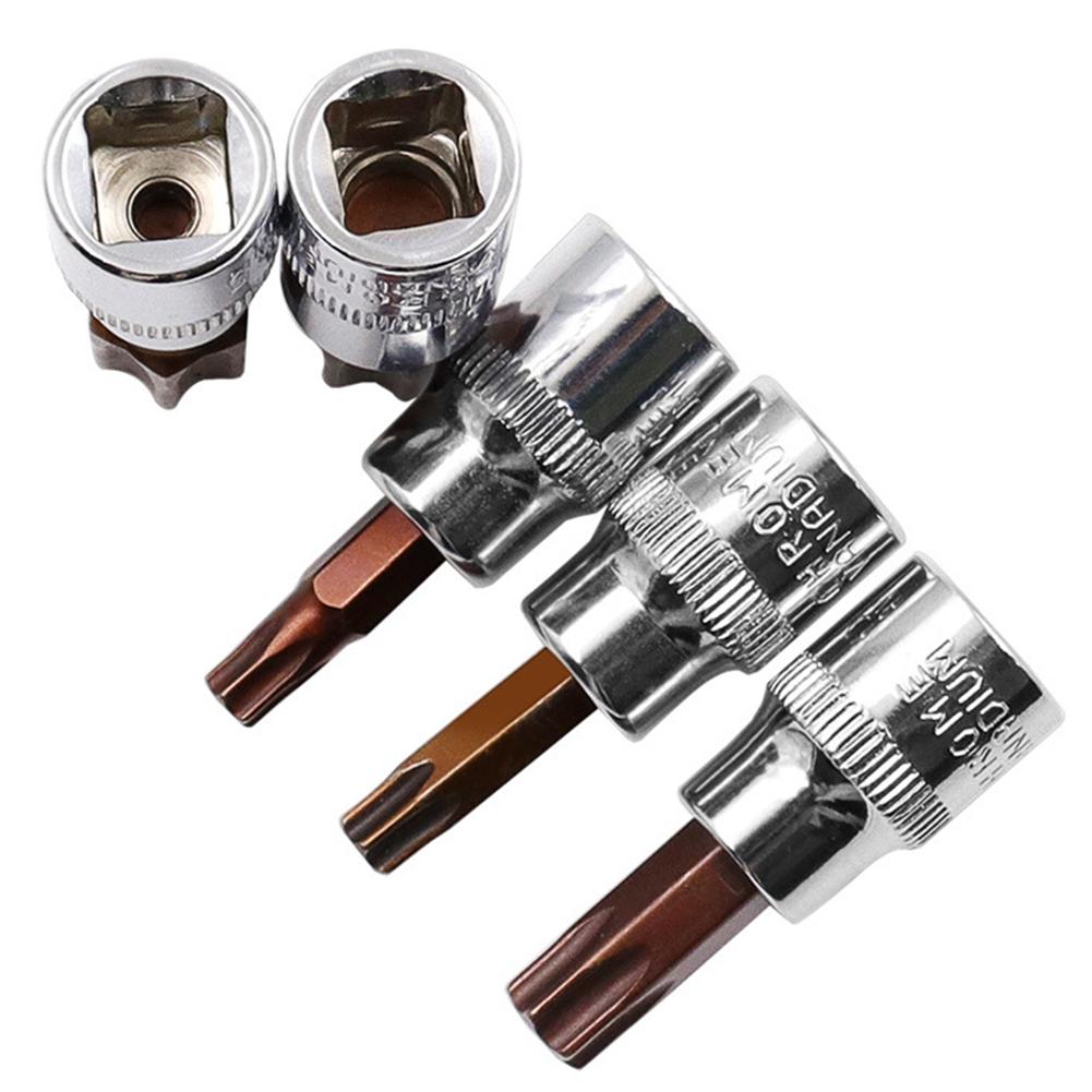 Набор из 11 шт. торцевых бит из хром-ванадиевой стали для электрической отвертки, новый