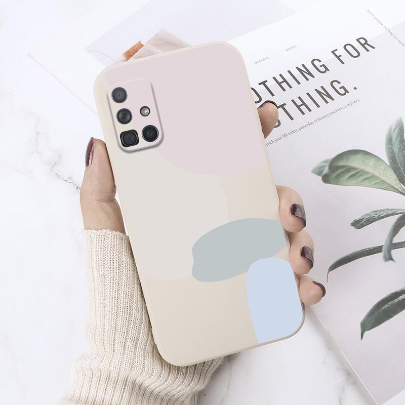 Силиконовый чехол для телефона Samsung S22 Ultra S20 FE S21 Красочный чехол для Samsung Galaxy A 12 A32 A51 A52 A52S 5G A71 A53 A33 A21S A31 A72 A50S Shell