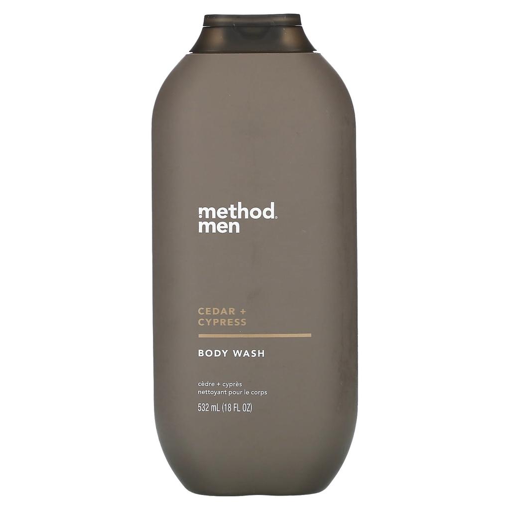 Man, Body Wash, Cedar & Cypress, 18 Fl Oz (532 Ml)