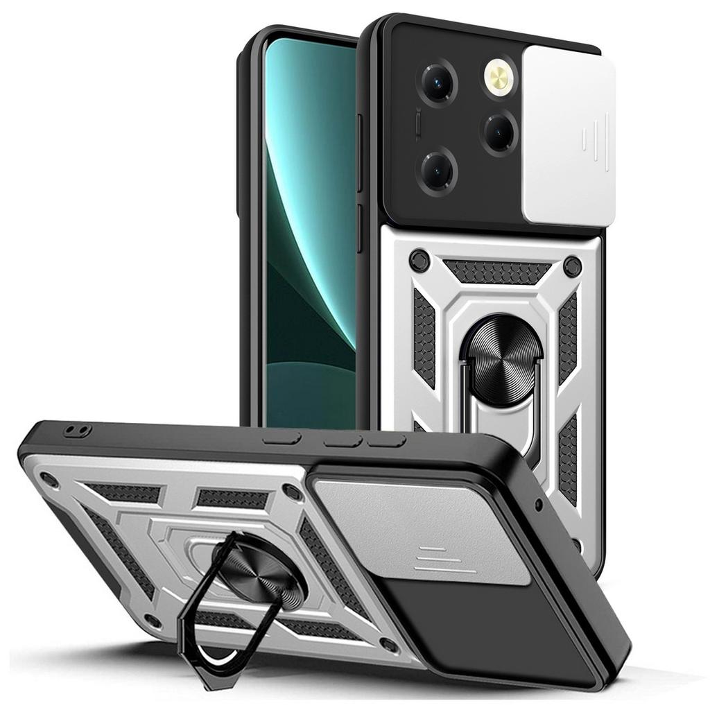 Защитный чехол для камеры Infinix Hot 40 Pro 40i 30 30i Hot 20 Play 12 11S NFC INFINIX Zero 30 5G Armor Hybrid Ring, задняя крышка