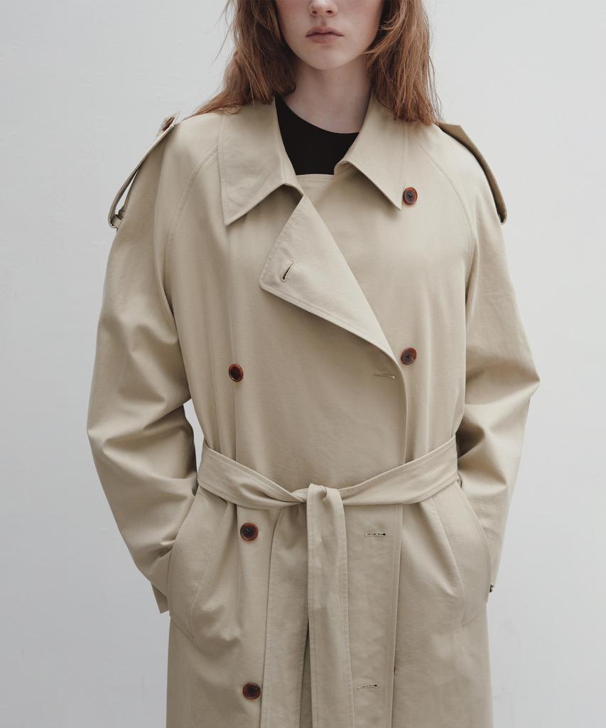 VOEF Roo Trench Coat (Soft Khaki)