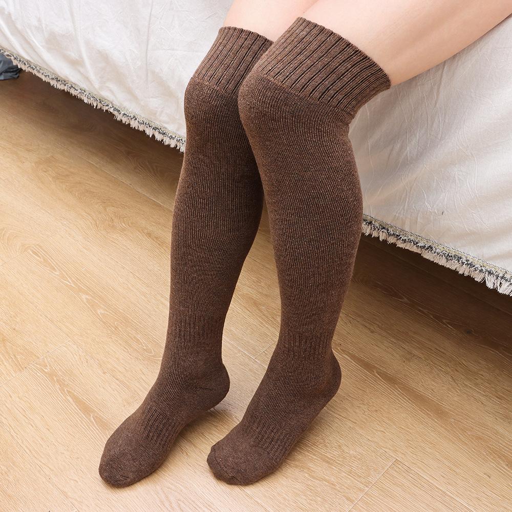Fashion Ladies Women Femle Leg Boots Hosiery Thicken Thigh Long Stockings High Knee Socks