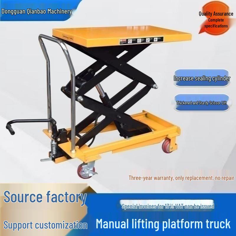Mobile Electric Hydraulic Scissor Lift Platform Truck