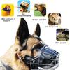 Yousheng Pet Breathable Adjustable Muzzle Protection Anti-Bite Metal Cover Dog Mouth