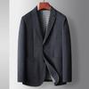 Spring and Autumn Light Luxury Business Single West Middle-aged and Young People Solid Color Thickened Knitted Suit Jacket