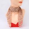 Женский шарф с леопардовым принтом, тонкий шифоновый шарф, легкий дышащий шарф в корейском стиле, дорожный аксессуар