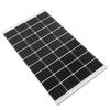Monocrystalline Solar Panel 120W 18V Waterproof High Efficiency for Boat Tractor Trailer Truck