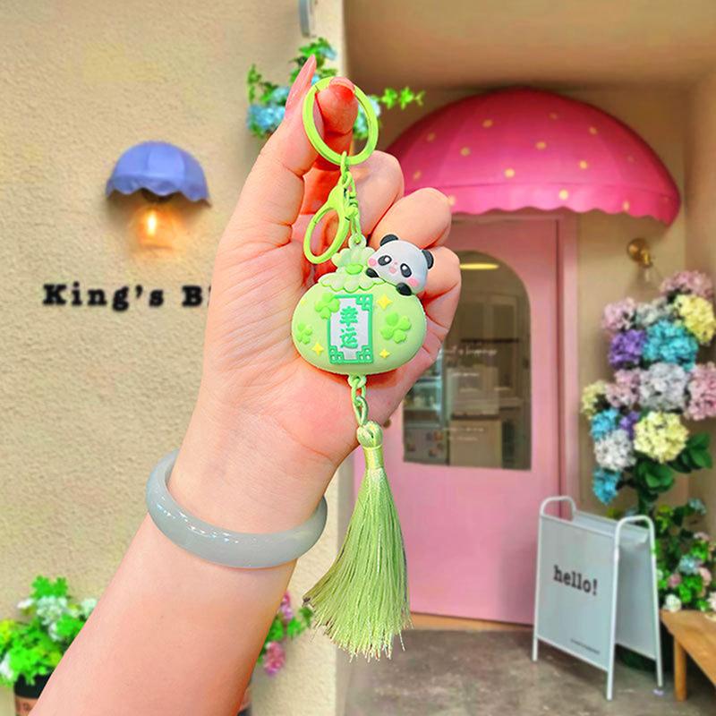 Праздник лодок-драконов в китайском стиле, счастливая сумка, милые мультяшные животные, кисточки, брелок, подвески, украшения, украшения, подарки для пары