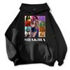 Shakira Printed Men's Hoodie Autumn Winter Long Sleeve Sweatshirt Shakira Pullover Unisex Hip Hop Rapper Music Clothing