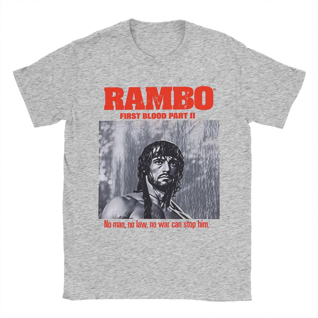 Rambo First Blood John In Ravine I Didnt Do Anything Cotton TShirt For Mens Leisure Tee Shirt Oversize Casual Clothing