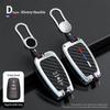 Чехол-держатель для автомобильных ключей из цинкового сплава для Toyota CHR Prado 2017 20 18 Prius Camry Corolla RAV4 2017 20 18 2019 2020 автомобильные аксессуары