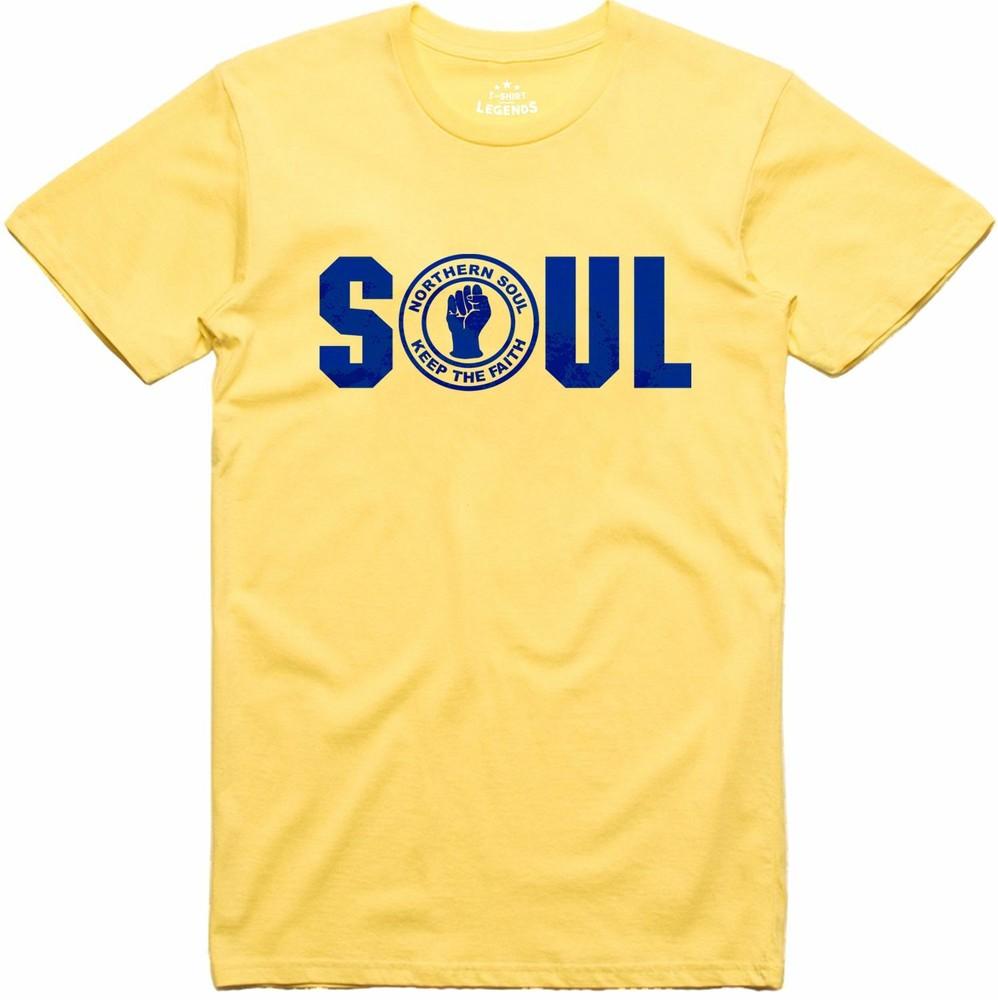 Northern Soul Soul Logo Music Unisexs Regular Fit Cotton TShirt