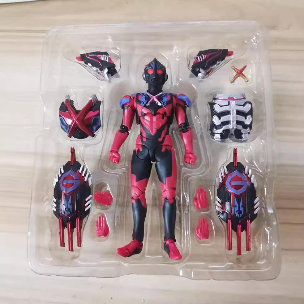 Shf Темный Ультрамен X Броня Гоморы Сочлененная Фигурка Действия Коллекционная Модель Игрушка Для Фанатов Аниме Сериалов Детей Коллекционеров Дисплей