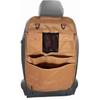 Black Car Seat Back Organizer with Multiple Pockets and Hooks