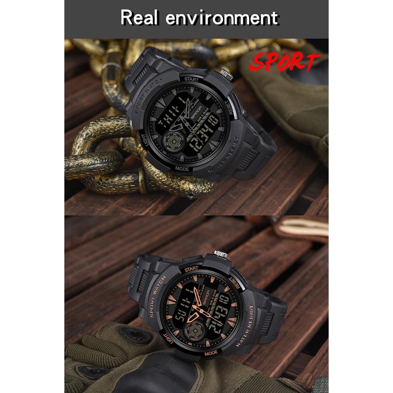 Новые модные часы, повседневные простые спортивные часы, многофункциональные электронные часы