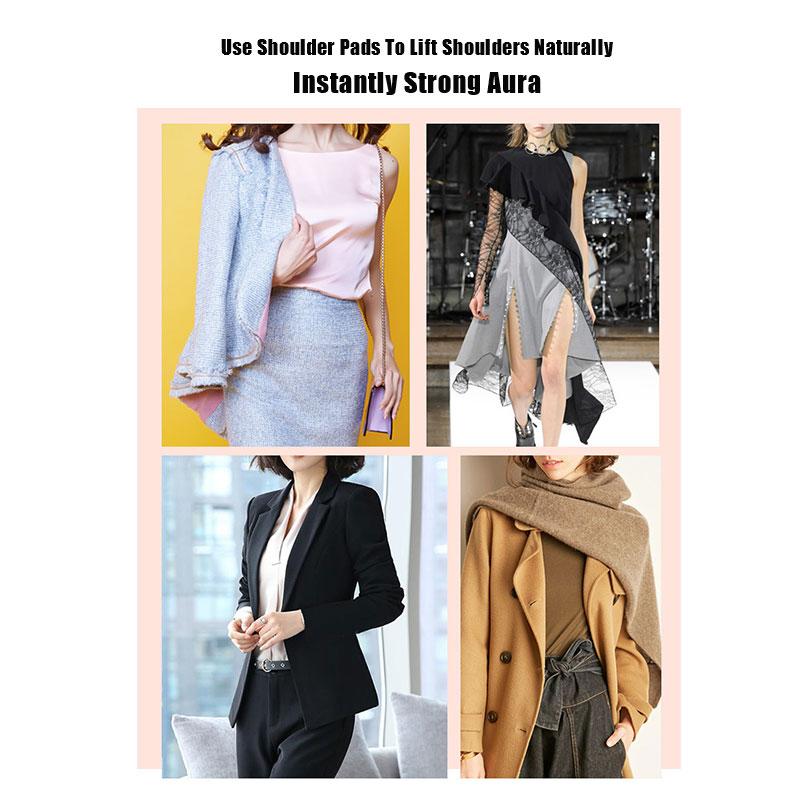 2 шт./компл. мягкие невидимые подплечники противоскользящие, естественно увеличенный силикон