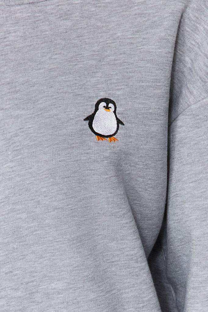 Женская модная стильная толстовка с вышитым изображением животных из камня, обычная, нормальная посадка, толстая внутренняя флисовая трикотажная толстовка