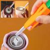 360° Rotatable Bottle Gap Cleaner Brush Bottle Cup Holder Cleaner  Baby Bottle Cleaning