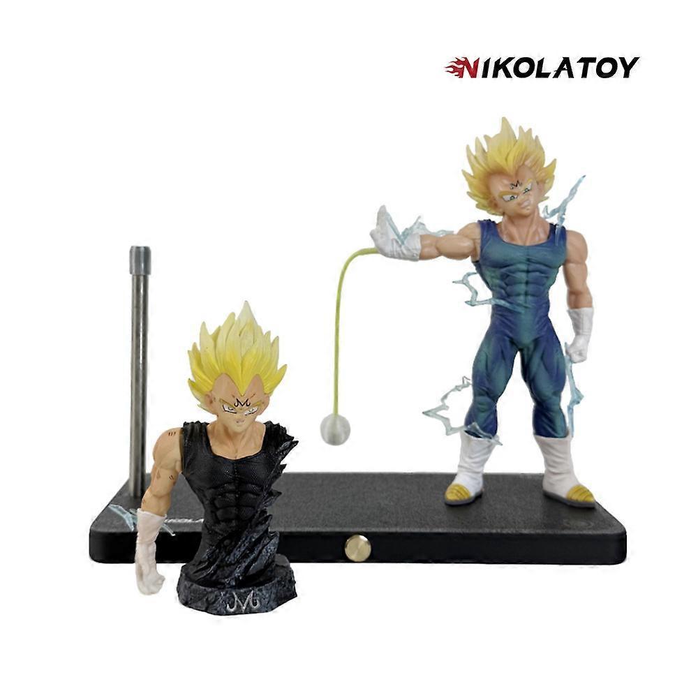 Z Majin Vegeta Magnetic Night Light Anime Figure Desktop Decor 26CM Collectible Model