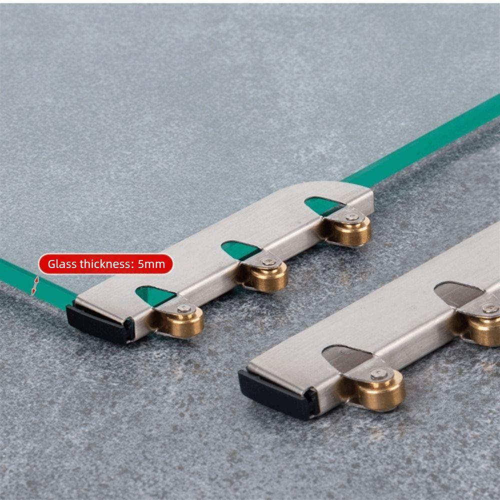 4 шт./набор Износостойкий ролик для стеклянной двери Колесо для трека из нержавеющей стали для стекла толщиной 5-8 мм