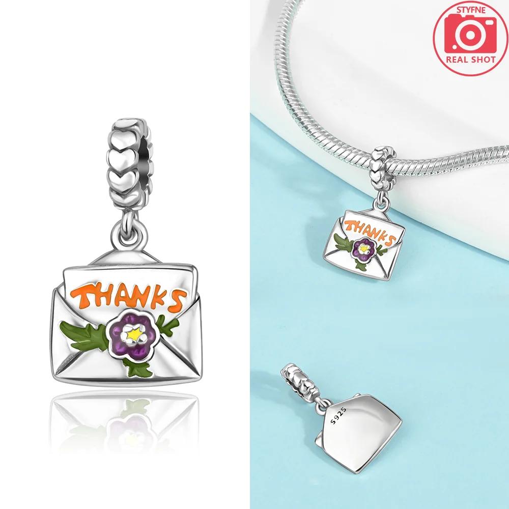 925 Silver Magic Hat Bicycle Love Heart Wine Bottle Beads Charms Fit Bracelet Jewelry Women Making Diy Gift Necklace