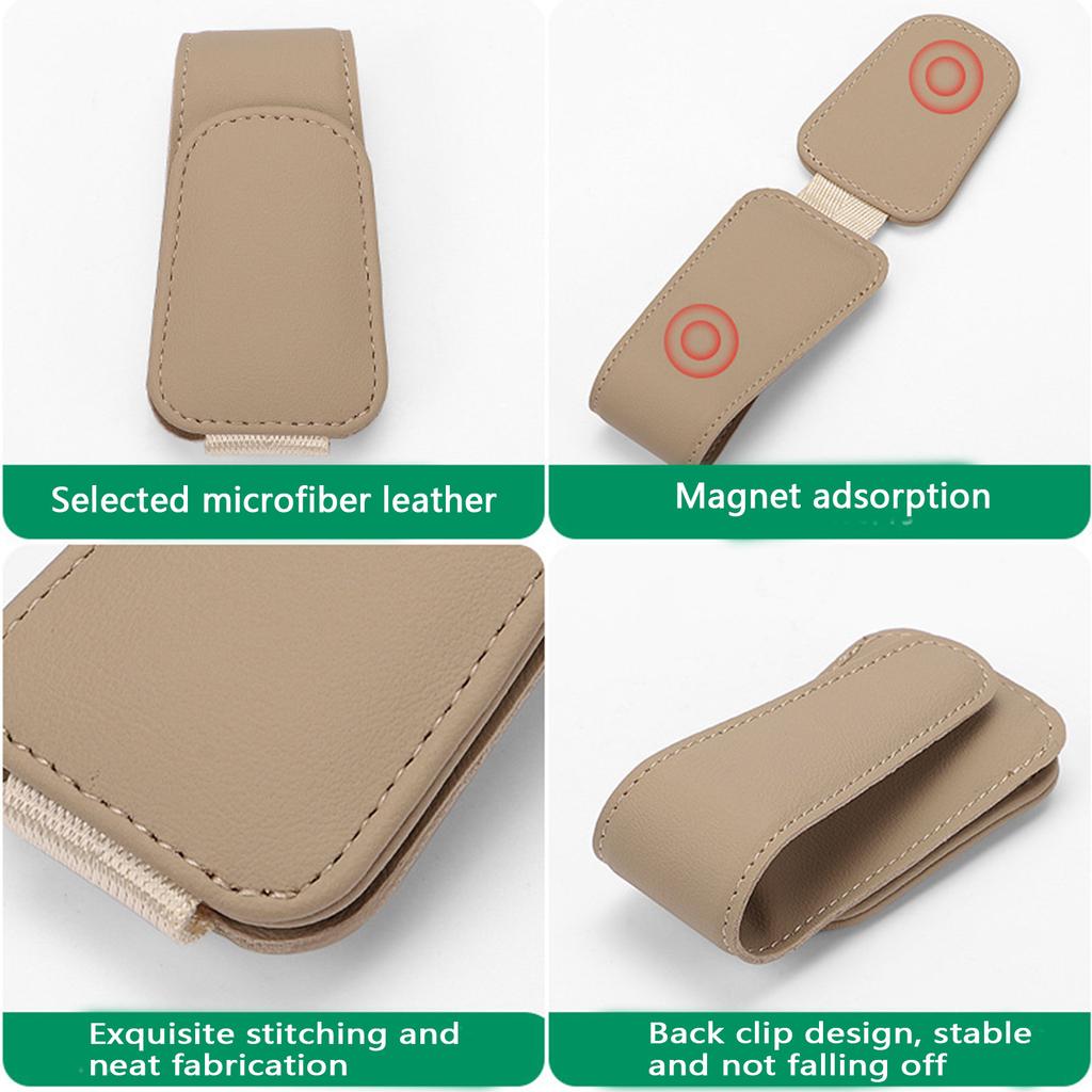 Крепление для очков на солнцезащитный козырек автомобиля Магнитные солнцезащитные очки Держатель для документов Билетов Карты Вешалка Клип Аксессуар для салона автомобиля