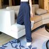 Workout Trousers Casual Pants Women High Waist Wide Leg Pants Breathable Striped Suit Pants  Female