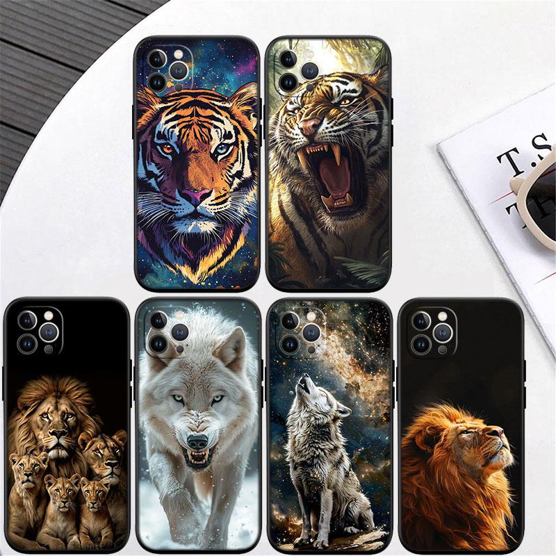 Чехол для телефона Wolf Tiger lion Новый Высококачественный чехол для Redmi Note 13 14 Pro+ Plus A3 13X 13C 14S 14C