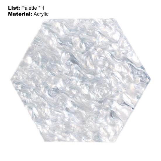 Цветная пластина для ногтей, узор в виде ракушки, отображающий невыцветающую естественную палитру, инструмент для смешивания пластины для дисплея