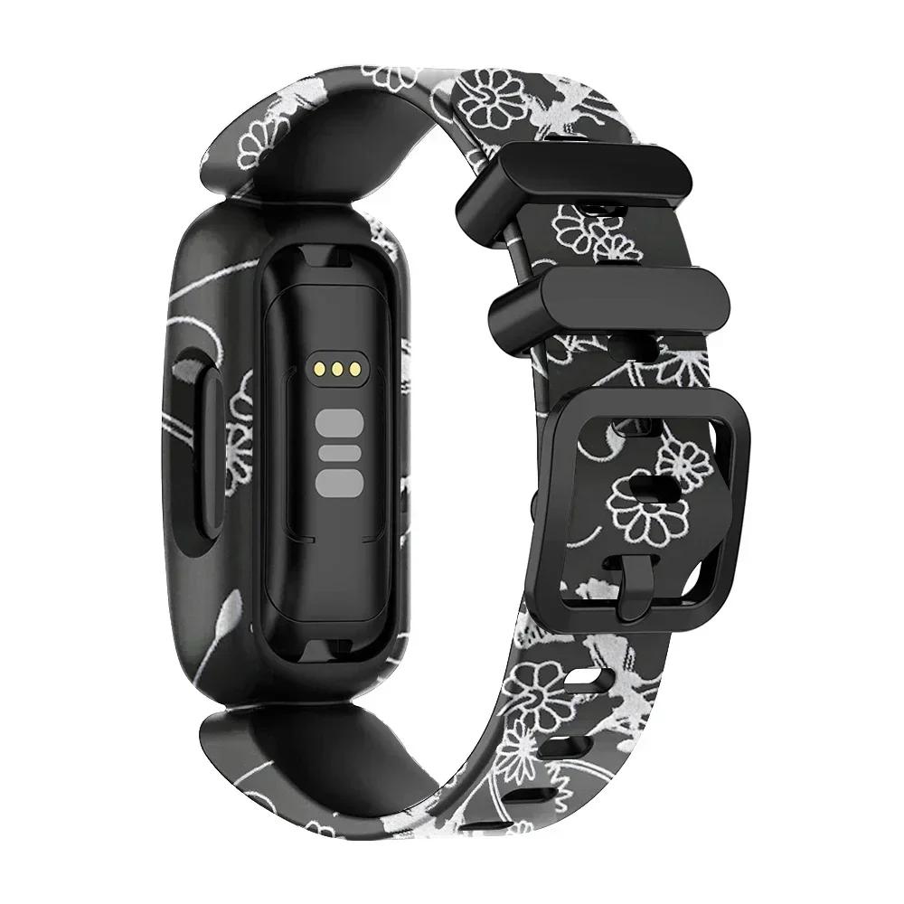 Новый ремешок для Fitbit Ace 3, детский ремешок-браслет, мягкий силиконовый сменный ремешок для Fitbit Inspire 2 Ace3 Classic Correa