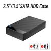 2.5/3. 5 Inch HDD Case SATA To USB3.0 SSD Adapter Hard Drive External Enclosure for 2.5" 3.5" SSD HDD Case for PC Laptop