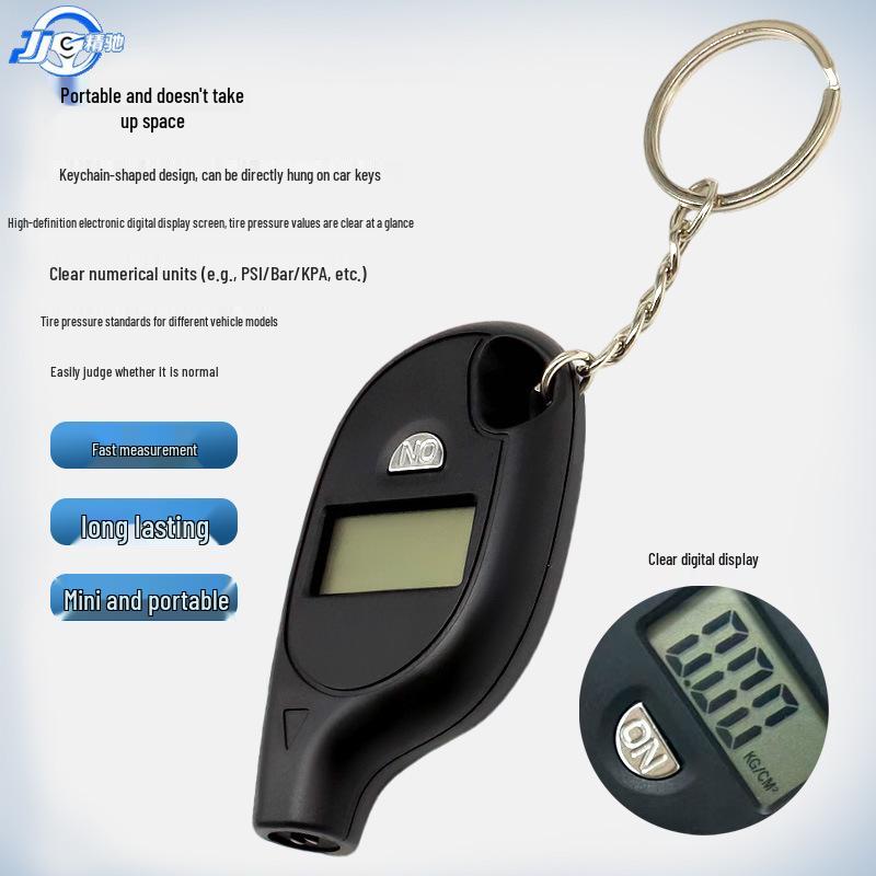 High-Precision Digital Tire Pressure Gauge with Electronic Display