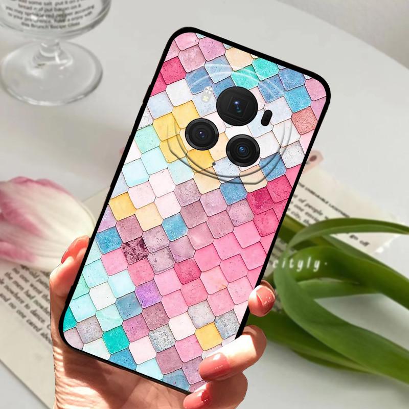 Чехол для Honor Magic 6 Pro животное Силиконовые Мягкие ТПУ Задние крышки Для Honor Magic6 Pro Magic 6 Pro Чехол Защитный Мультяшный Funda