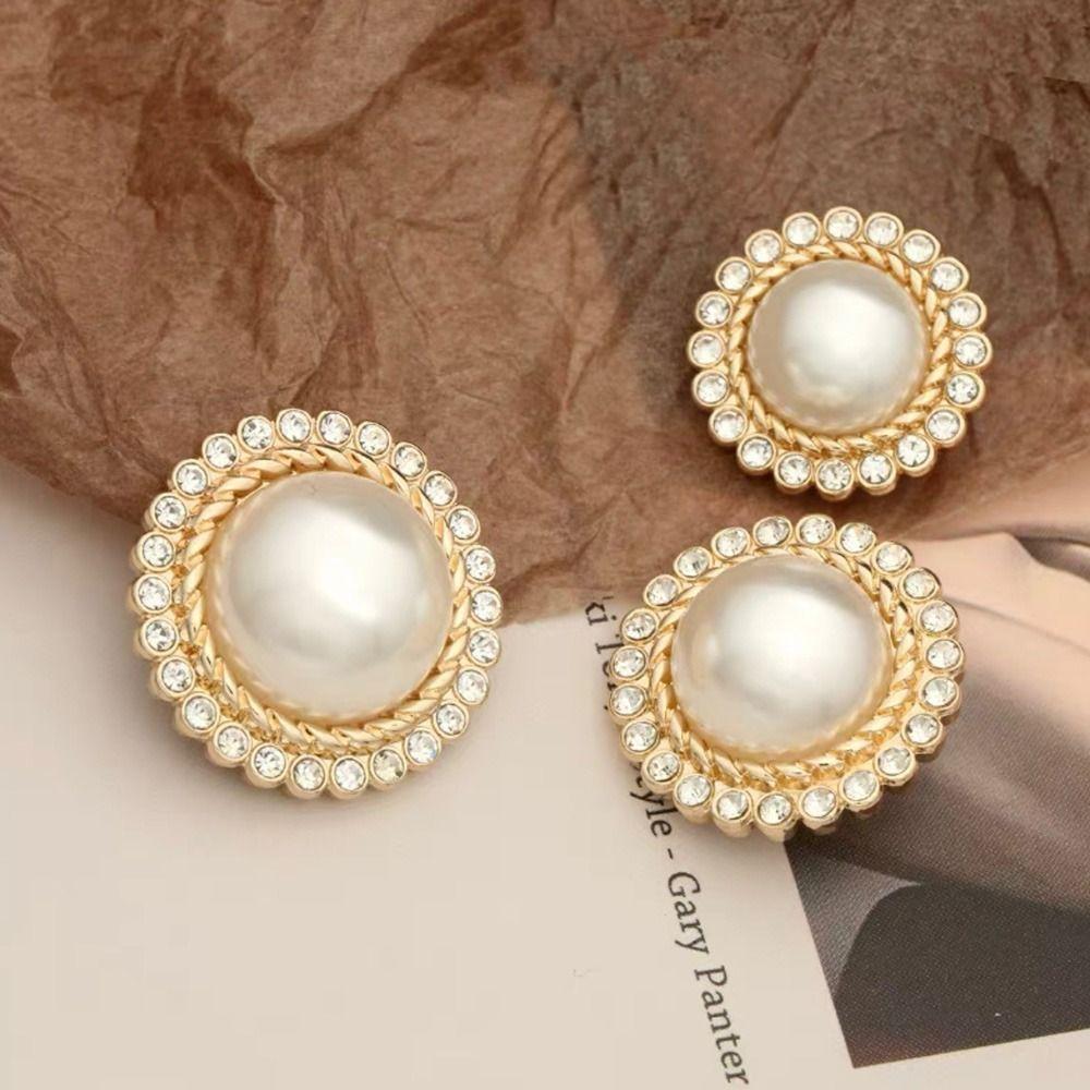 Швейная пуговица рукоделие жемчуг пуговицы для одежды пуговицы для рубашки блестящие стразы швейные аксессуары