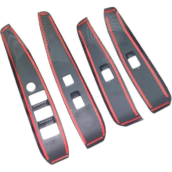 Kolya Interior Door Window Switch Panel Cover Window Control Button Trim For Toyota Camry 8Th 9Th Gen Accessories 2018 2024 2025 (For Left Hand