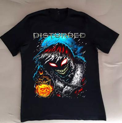 Футболка с коротким рукавом группы Disturbed, размеры S-4XL