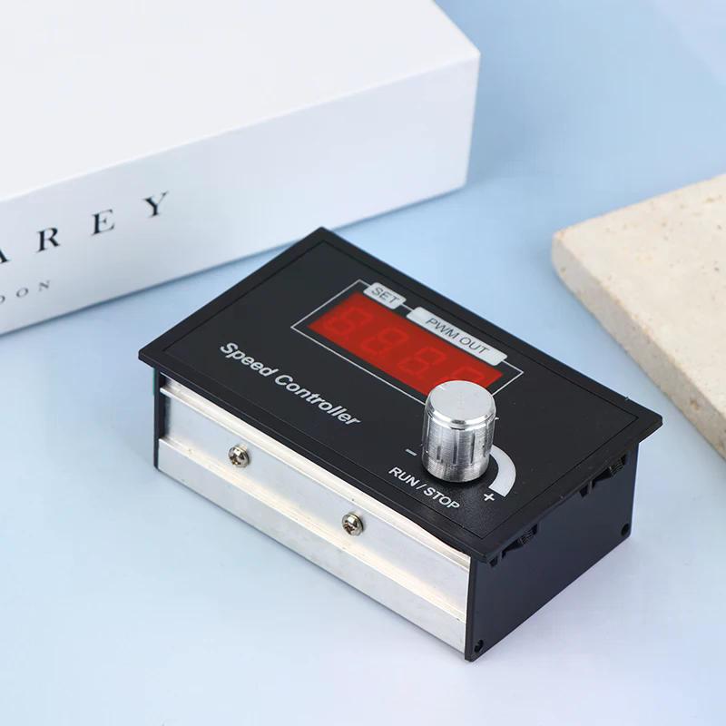 1/2 шт. Контроллер скорости двигателя PWM DC6-60V с ручкой-энкодером, регулируемая частота, для контроллеров двигателей