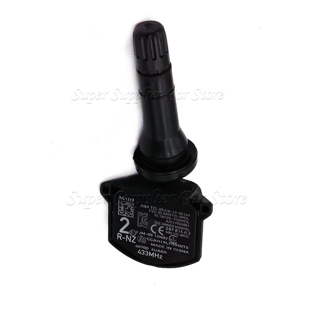 New 1/4PCS TPMS 433MHZ Car Tire Pressure Monitoring System Sensor For Nissan Altima Leaf 2.0L 2.5L 407006UA0A 40700-6UA0A