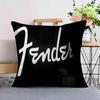 Fender Guitar Pillow Cushion Cover Pillowcase Living Room Sofa Home Decor Customized