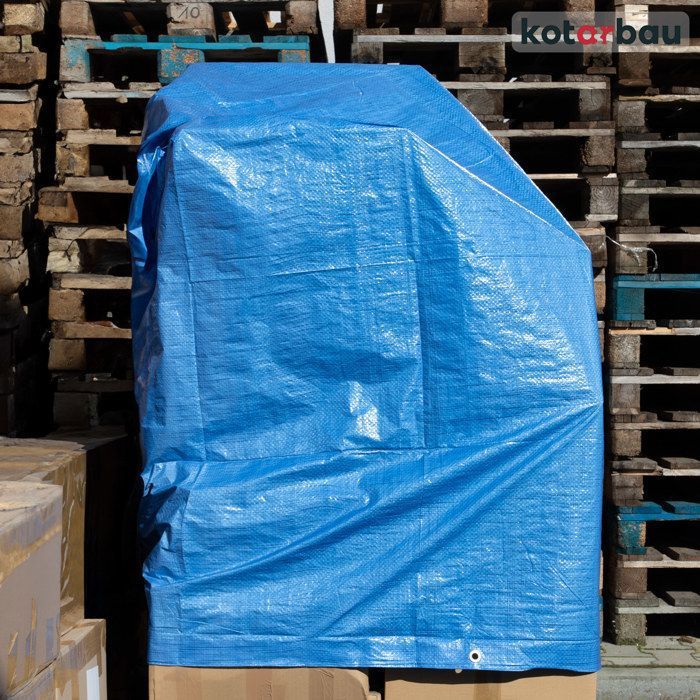 Bâche de protection - kotarbau - 5 x 5 m - imperméable - résistant aux uv - œillets renforcés